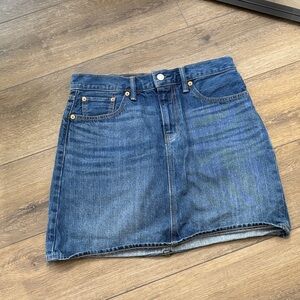Levi's Classic Blue Mini Skirt